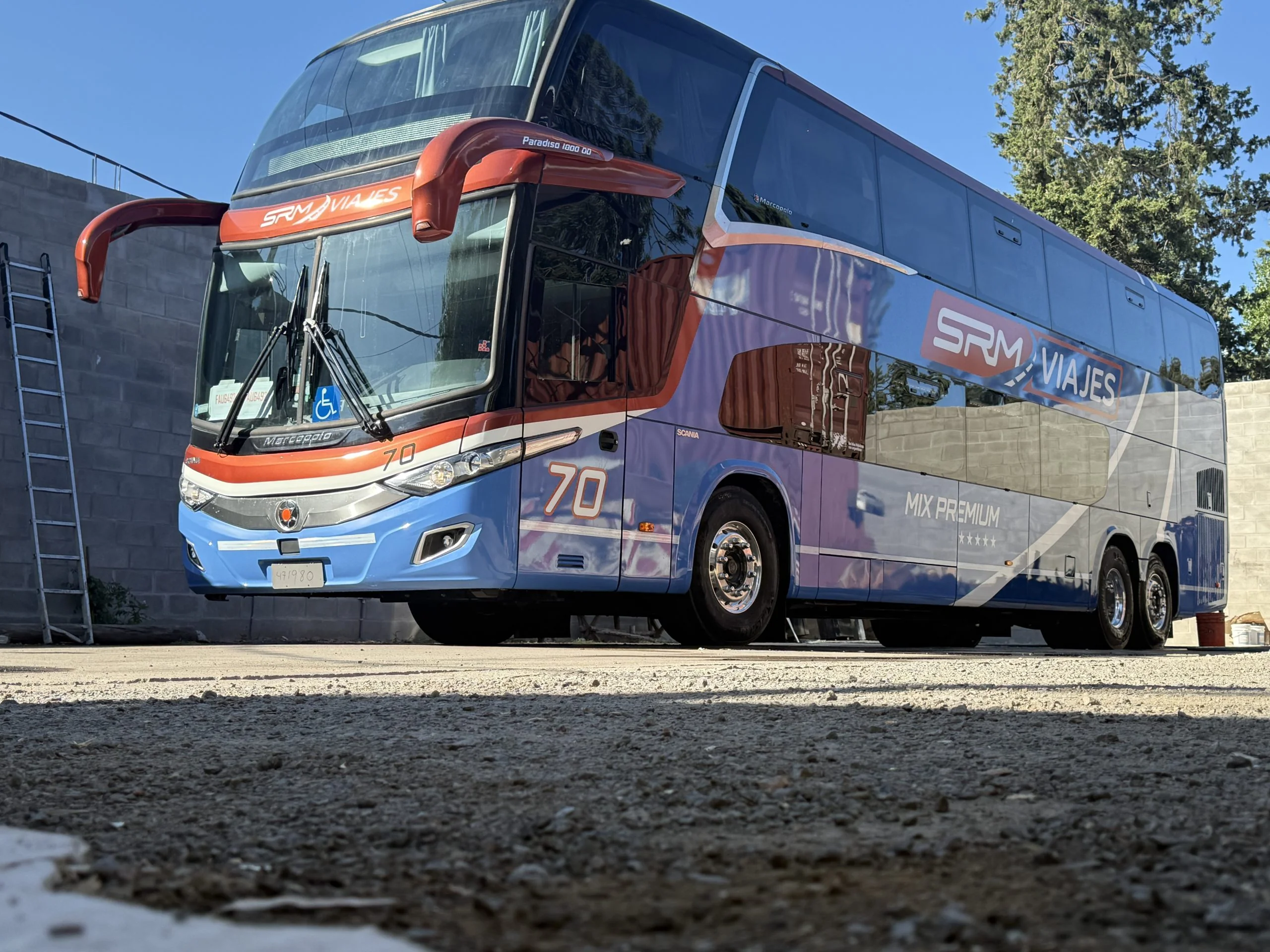 Micro de dos pisos